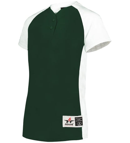 Girls Two Button Fastpitch Jersey