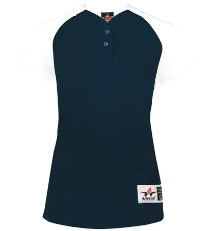 Girls Two Button Fastpitch Jersey