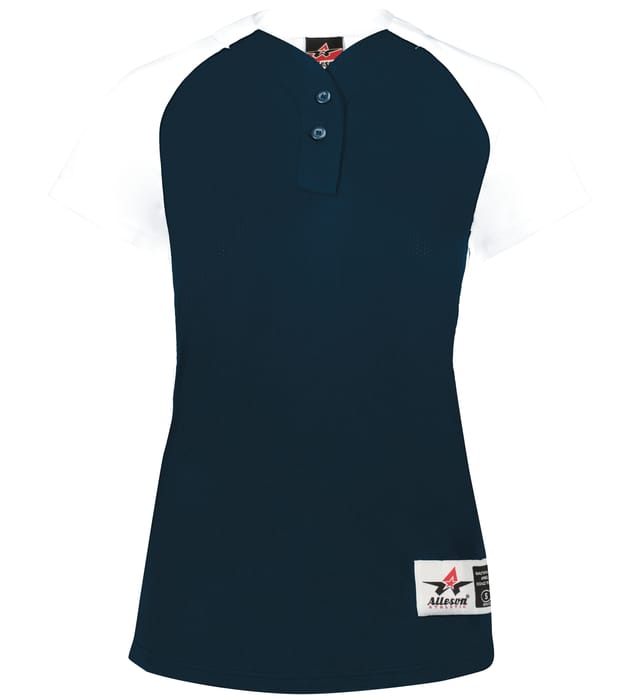 Womens Two Button Fastpitch Jersey