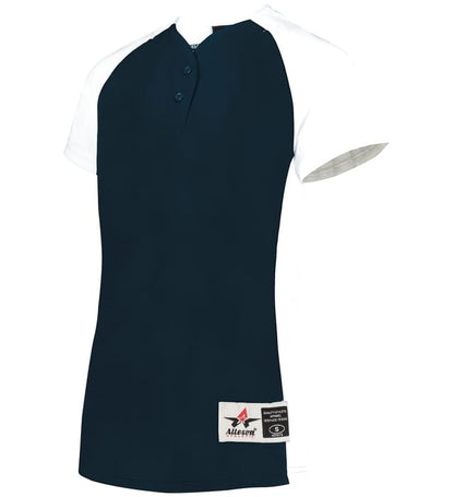 Girls Two Button Fastpitch Jersey