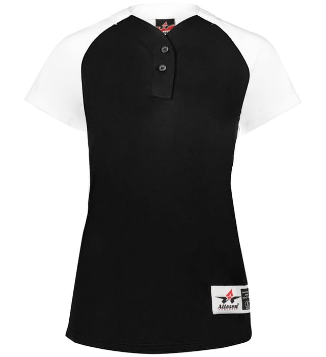 Girls Two Button Fastpitch Jersey