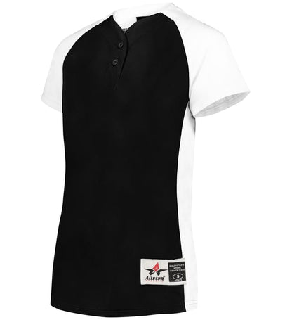 Girls Two Button Fastpitch Jersey