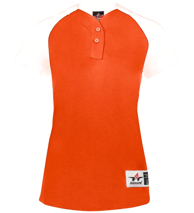 Womens Two Button Fastpitch Jersey