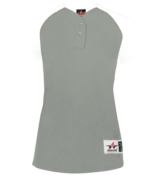 Girls Two Button Fastpitch Jersey