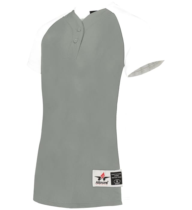 Womens Two Button Fastpitch Jersey