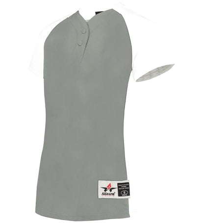 Womens Two Button Fastpitch Jersey
