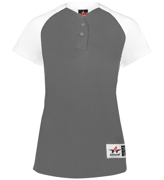 Womens Two Button Fastpitch Jersey