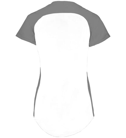 Girls Two Button Fastpitch Jersey