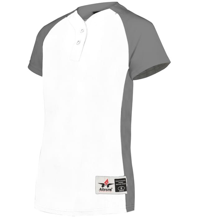 Womens Two Button Fastpitch Jersey