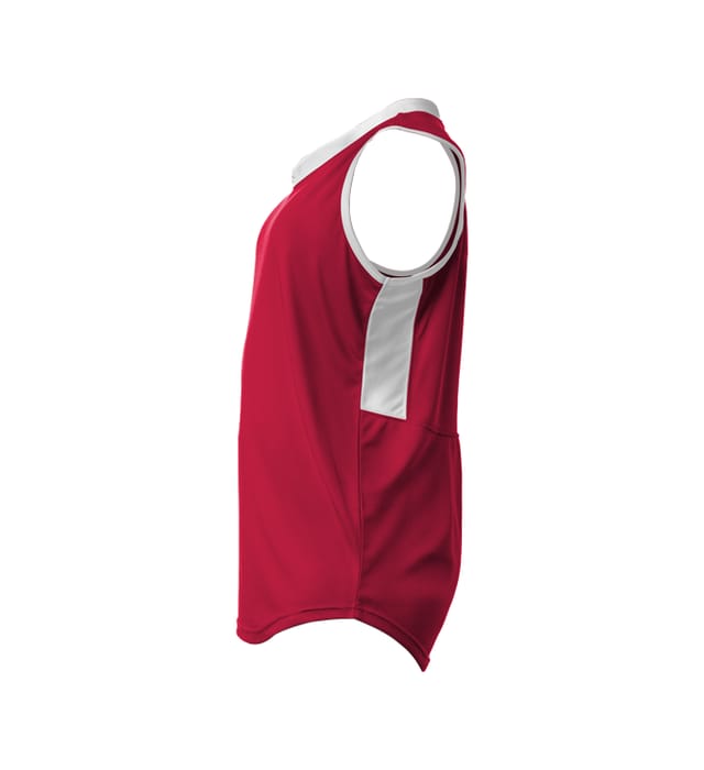 Girls' SLIDE Fastpitch V-Neck Sleeveless Jersey