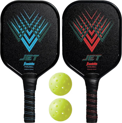 Franklin Sports Jet 2 Player Aluminum Paddle & Ball Set