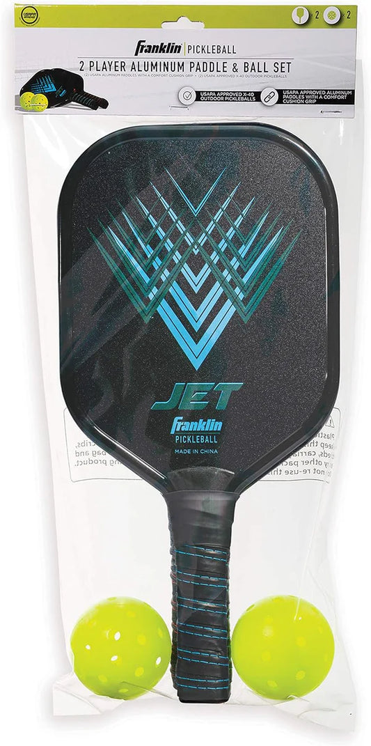 Franklin Sports Jet 2 Player Aluminum Paddle & Ball Set