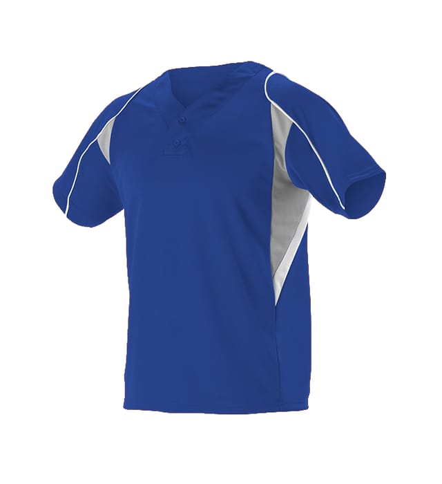 Adult 2 Button Henley Baseball Jersey