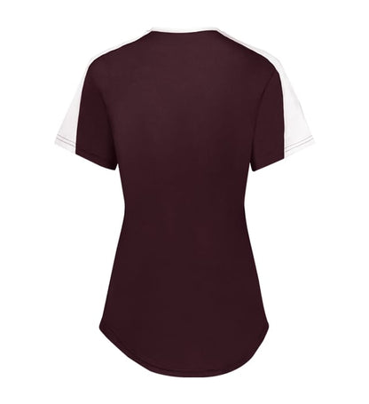 Girls V Neck Fastpitch Jersey