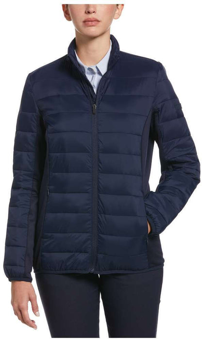 L/S FAUX DOWN FULL ZIPPER