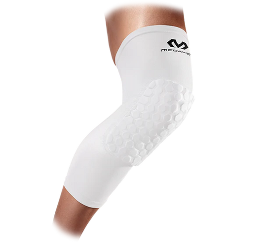 McDavid Hex Tuf Leg Sleeve White w/Teflex