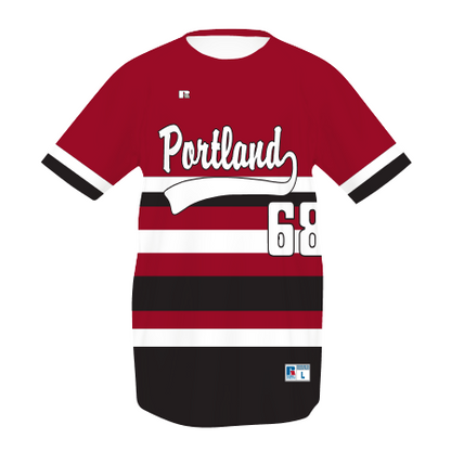 Youth FreeStyle Sublimated Crew Neck Performance Mesh Baseball Jersey