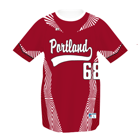 Youth FreeStyle Sublimated Crew Neck Performance Mesh Baseball Jersey