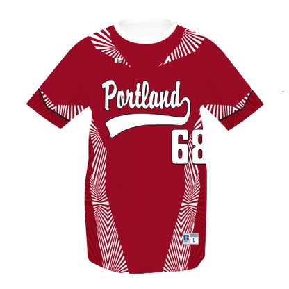 Youth FreeStyle Sublimated Crew Neck Performance Mesh Baseball Jersey