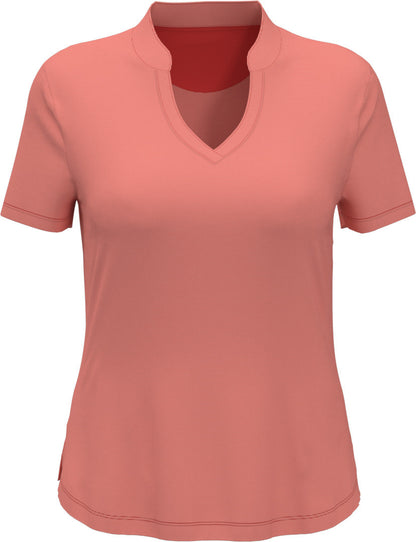 Ladies Fine Line Stripe Polo