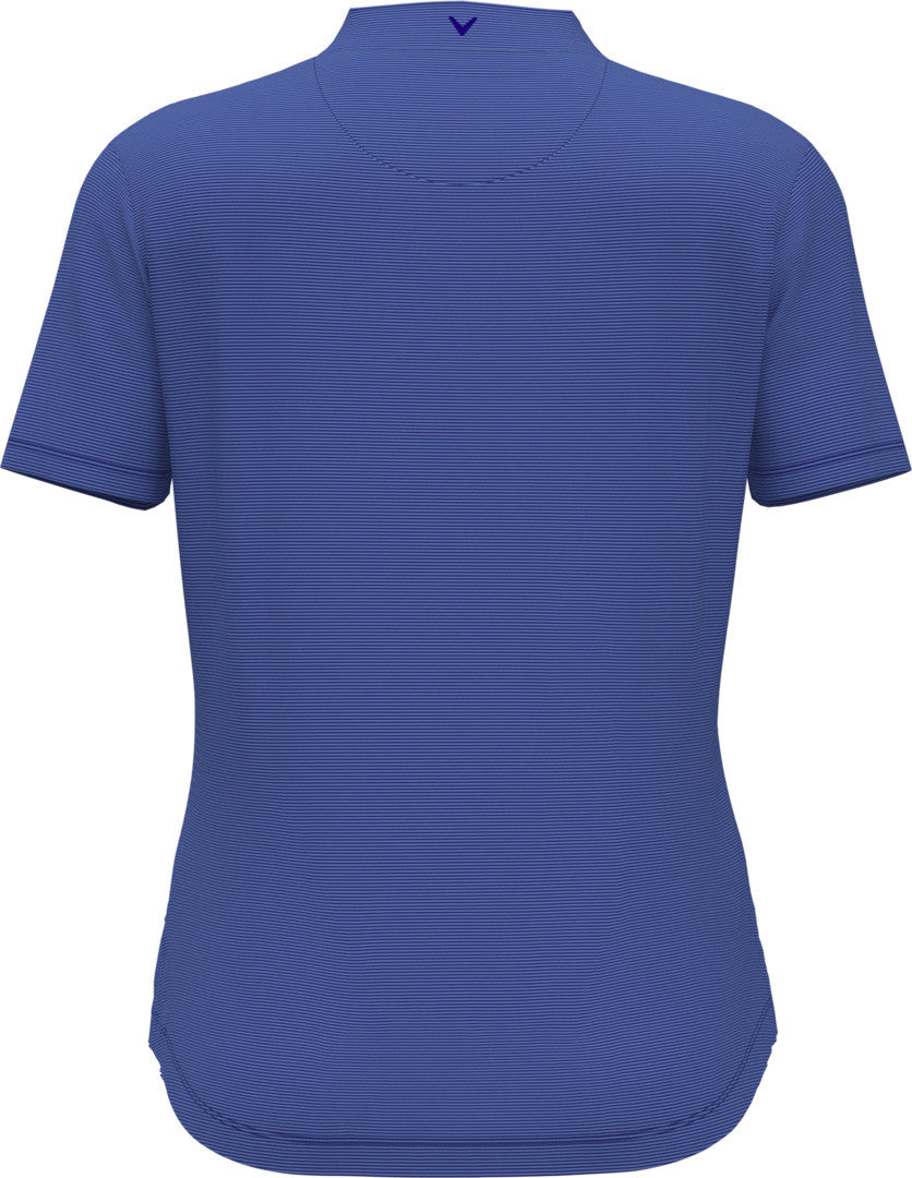 Ladies Fine Line Stripe Polo