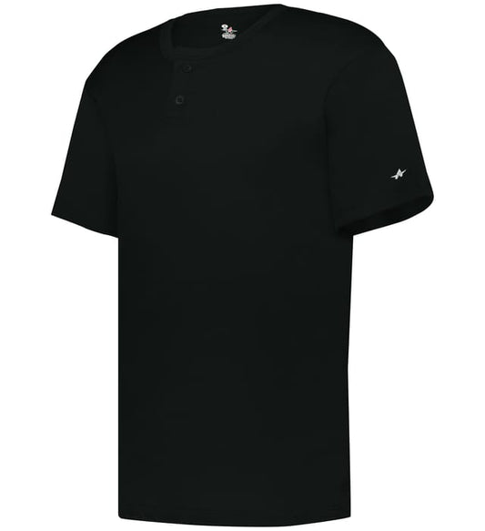 B-CORE TWO-BUTTON BASEBALL JERSEY ( Small,Medium,Large)