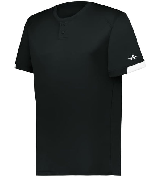 ON THE RISE TWO-BUTTON BASEBALL JERSEY