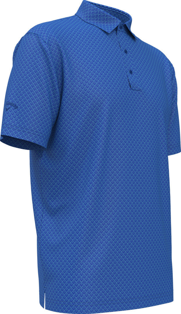 Ss All Over Stitched Chev Polo