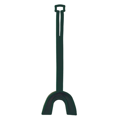 Vettex Model 90 Double-Bite Mouthguard in dark green color on white background