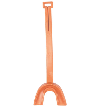 Vettex Model 90 Double-Bite Mouthguard in texas orange color on white background