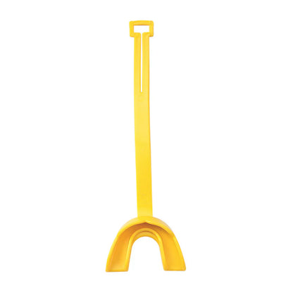 Vettex Model 90 Double-Bite Mouthguard in yellow color on white background
