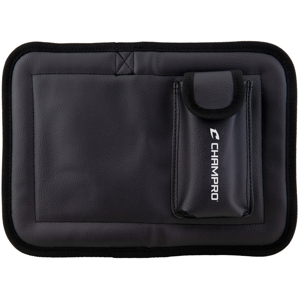 Black Deluxe Pine Tar Kit with Champro logo, top view, on a white background