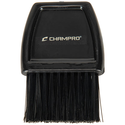 Black umpire brush with visible Champro logo on a white background