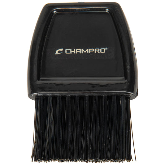 Black umpire brush with visible Champro logo on a white background