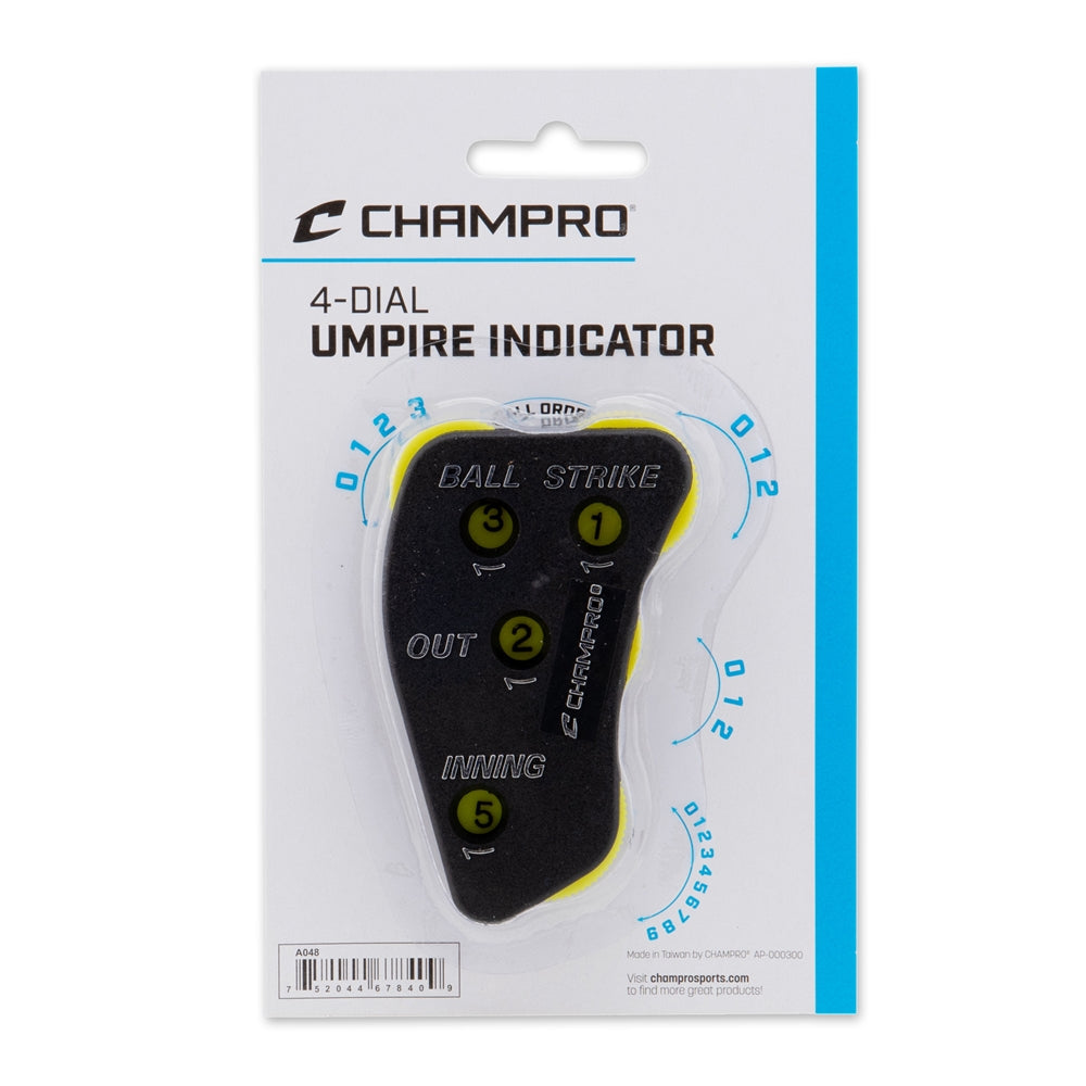 Champro 4-Dial Umpire Indicator packaging on a white background