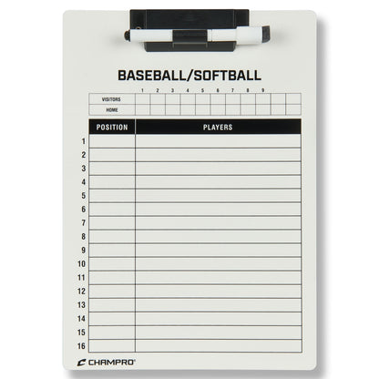 Champro Baseball / Softball Coach's Board 9" X 12"