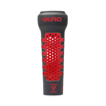 red and graphite colored  Varo ARC Bat Weight 12 Oz on white background