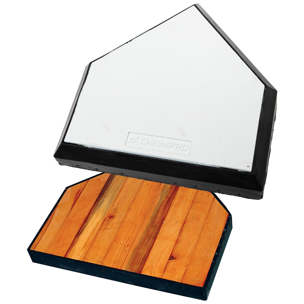 Champro In-ground Home Plate With Solid Wood Bottom