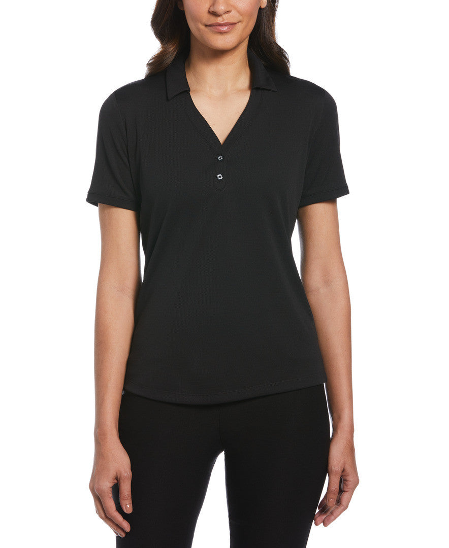 Ladies Micro Texture Polo