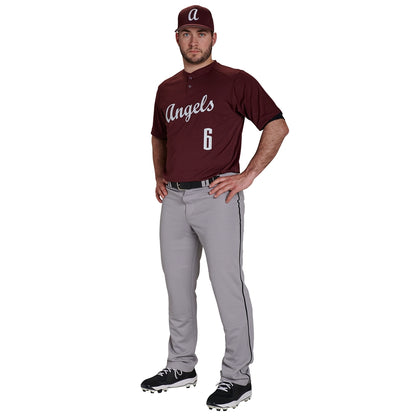 Mvp Open Bottom Baseball Pant W/braid