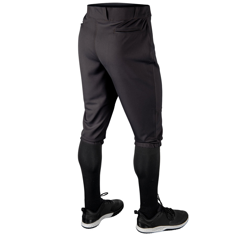 Black Champro MVP Knicker pants with black shoes on a white background