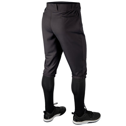 Black Champro MVP Knicker pants with black shoes on a white background