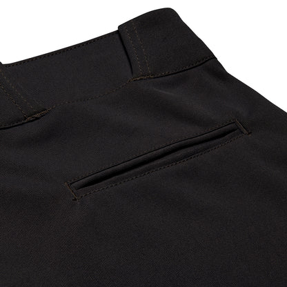 Close-up of black Champro MVP Knicker pants with a pocket detail on a white background