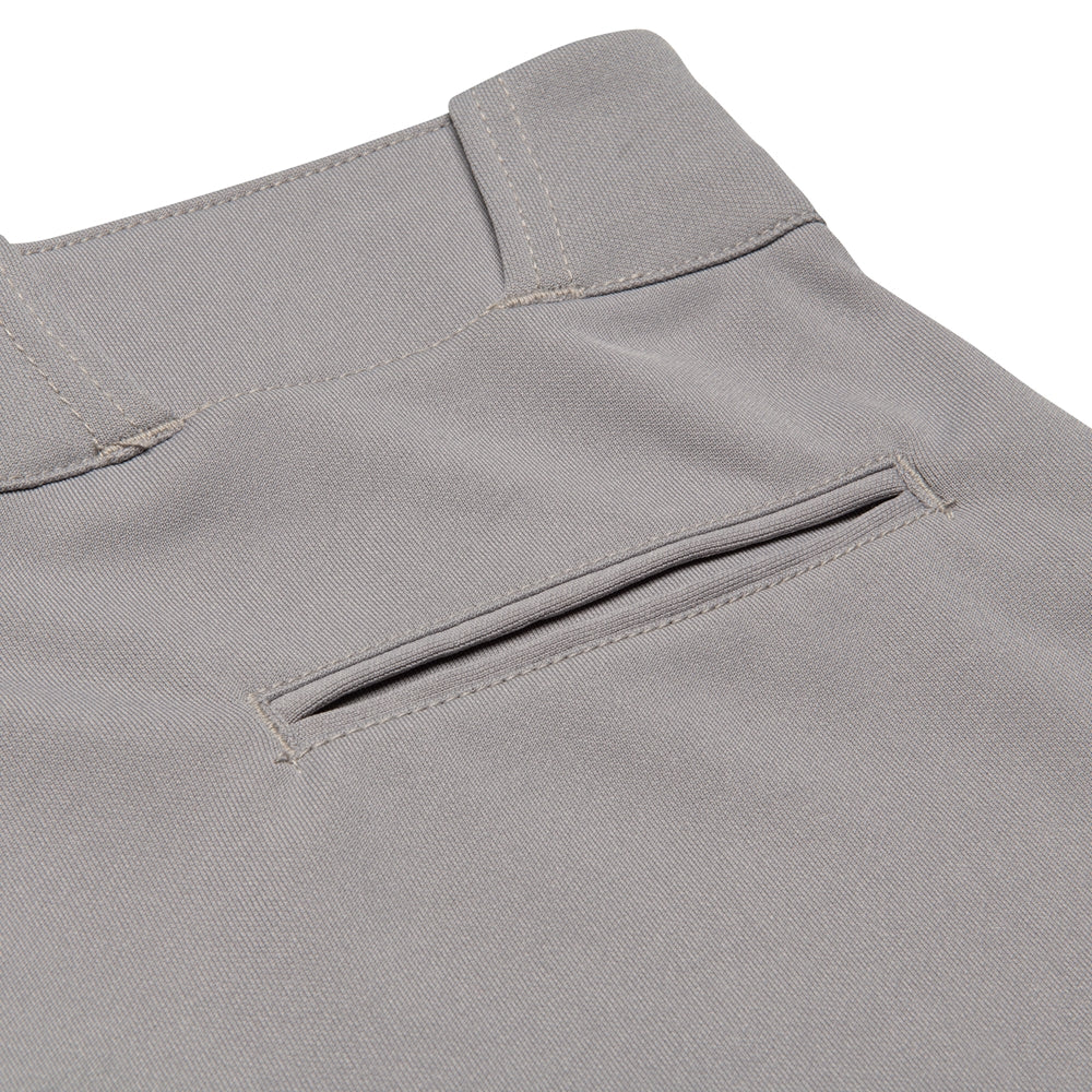 Close-up of gray Champro MVP Knicker pants with a pocket detail on a white background