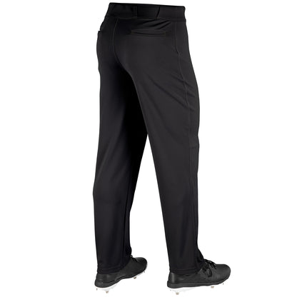 Open Bottom Relaxed Fit Baseball Pant