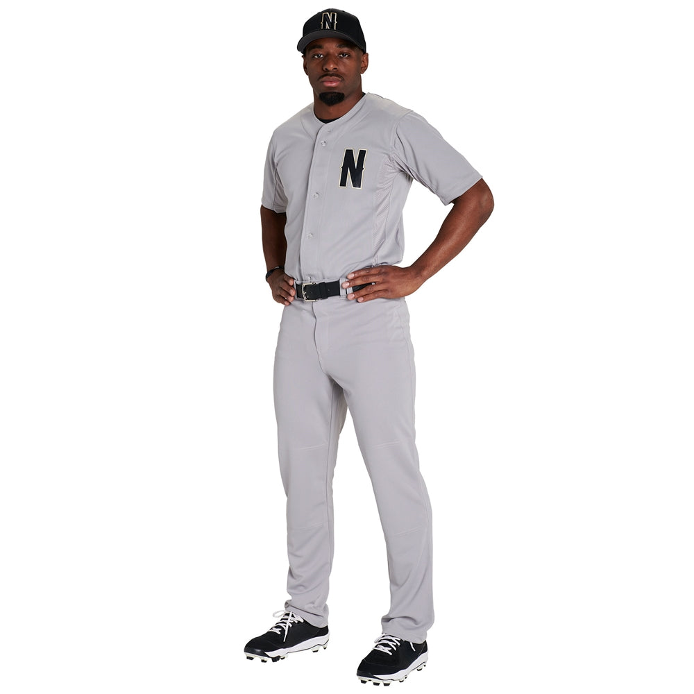 Open Bottom Relaxed Fit Baseball Pant