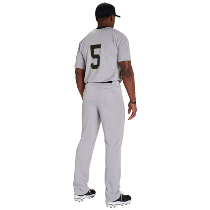 Open Bottom Relaxed Fit Baseball Pant