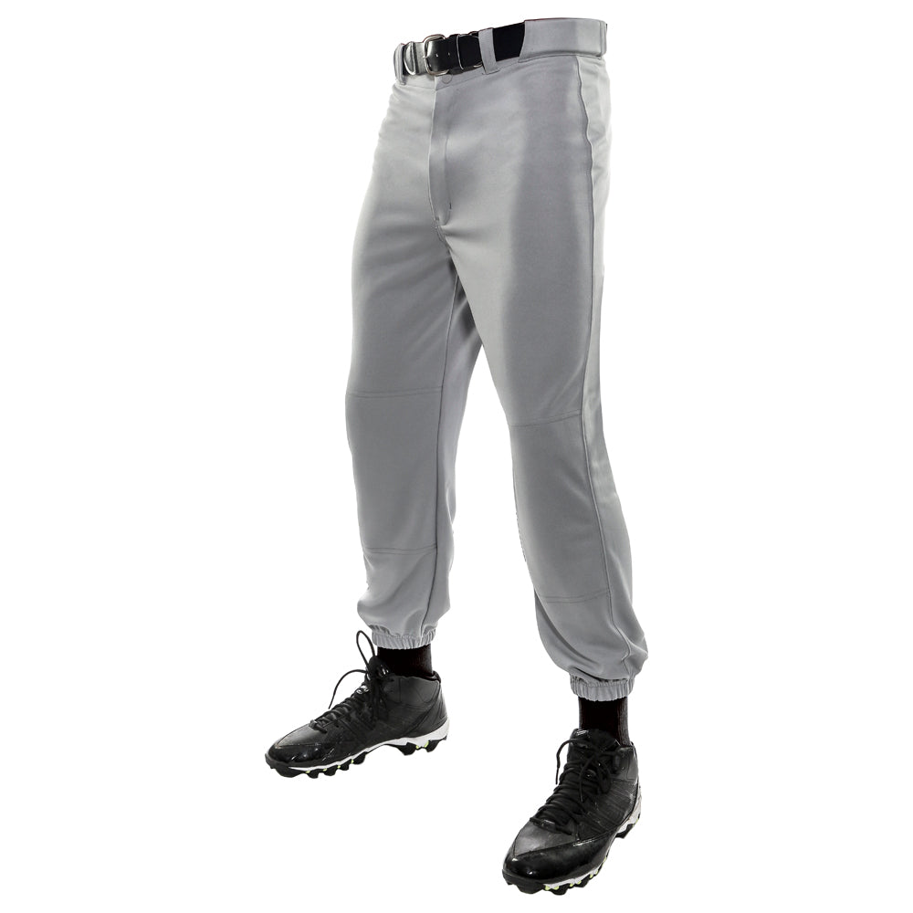 greyMVP Classic Baseball Pant front view on white background