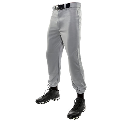 greyMVP Classic Baseball Pant front view on white background