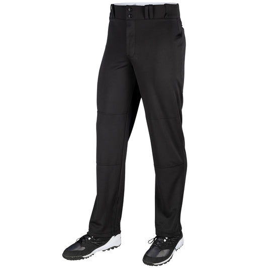 Black Champro Triple Crown Open Bottom Pant on a white background
